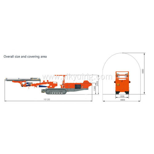 Crawler Type Rock Tunnel Digging Rig